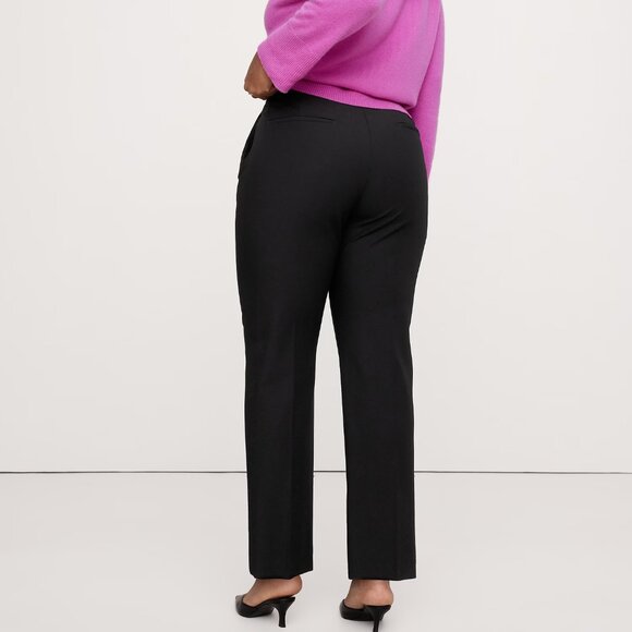 NWT 4P Black Banana Republic High Rise Modern Slim Refined Ankle Pant Dress Pant - Picture 4 of 7